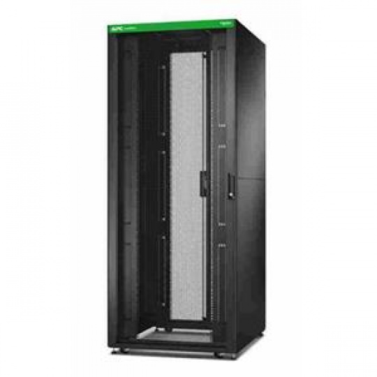 APC Easy Rack 800mm/42U/1100mm, with Roof, Side panel,castors,feet and 4 Brackets, No Bottom, black