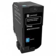 Lexmark CS720, CS725, CX725 Cyan Standard Yield Return Programme Toner Cartridge - 7 000 stran