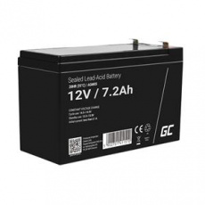 Green Cell AGM VRLA 12V 7.2Ah maintenance-free battery for the alarm system, cash register, toys Green Cell AGM VRLA 12V 7.2Ah maintenance-free battery for the alarm system, cash register, toys