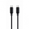 GEMBIRD CABLEXPERT Kabel USB PD (Power Delivery), 100W, Type-C na Type-C kabel (CM/CM), 1,5m, datový a napájecí, černý