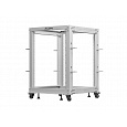 OTEVŘENÝ RACK 19" 15U 600X600-1100 NASTAVITELNÝ Š