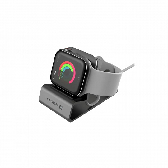 SW HLINÍKOVÝ STOJÁNEK PRO iWATCH ŠEDÝ SW HLINÍKOVÝ STOJÁNEK PRO iWATCH ŠEDÝ