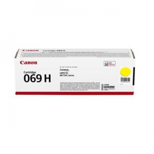 Canon Cartridge 069 H/Yellow/5500str.