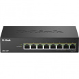 D-Link DMS-108P/E 8 ports 2.5G/MultiGig PoE Unmanaged Switch, Metal