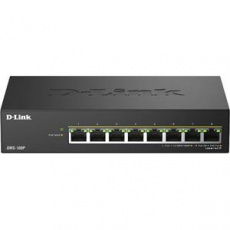 D-Link DMS-108P/E 8 ports 2.5G/MultiGig PoE Unmanaged Switch, Metal D-Link DMS-108P/E 8 ports 2.5G/MultiGig PoE Unmanaged Switch, Metal