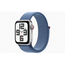Apple Watch SE Cell/44mm/Silver/Sport Band/Winter Blue