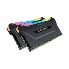 CORSAIR Vengeance RGB PRO black 16GB, DDR4, DIMM, 2666Mhz, 2x8GB, XMP, CL16