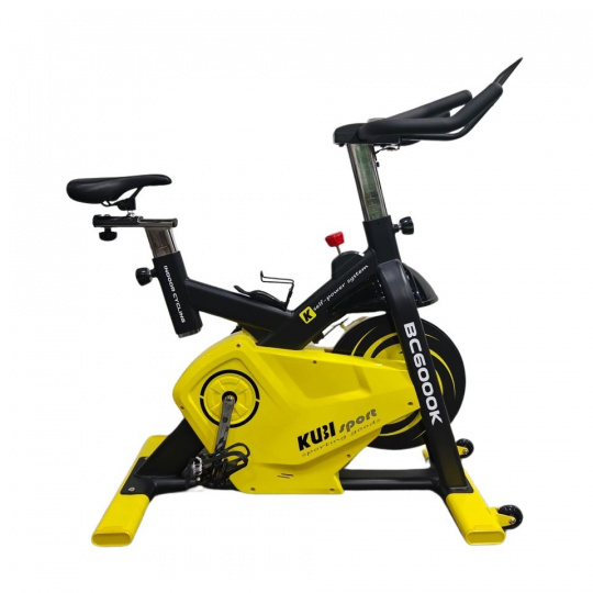 Cyklotrenažér KUBIsport BC6000K elektro-magnetický s bluetooth, bezdrátový, samonapájecí