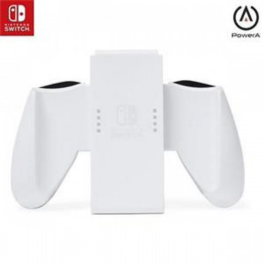 PowerA Držák Joy-Con Comfort pro Nintendo Switch - bílá PowerA Držák Joy-Con Comfort pro Nintendo Switch - bílá