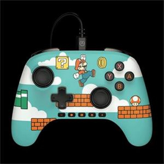 PowerA Kabelový ovladač pro Nintendo Switch 2 - Super Mario Time PowerA Kabelový ovladač pro Nintendo Switch 2 - Super Mario Time