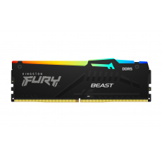 Kingston FURY Beast EXPO/DDR5/8GB/6000MHz/CL30/1x8GB/RGB/Black