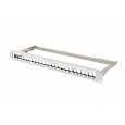 PATCH PANEL PRÁZDNÝ 24 PORTŮ 1U 19" FTP PRO MODULY KEYSTONE ŠEDÝ LANBERG