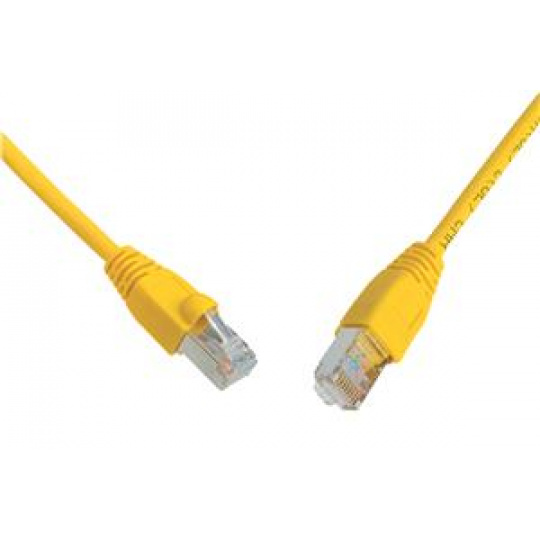 SOLARIX patch kabel CAT6 SFTP PVC 2m žlutý