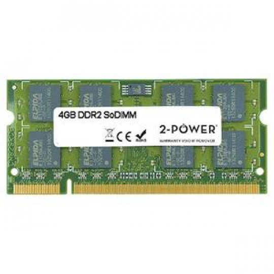 2-Power 4GB PC2-6400S 800MHz DDR2 CL6 SoDIMM 2Rx8 (DOŽIVOTNÍ ZÁRUKA)