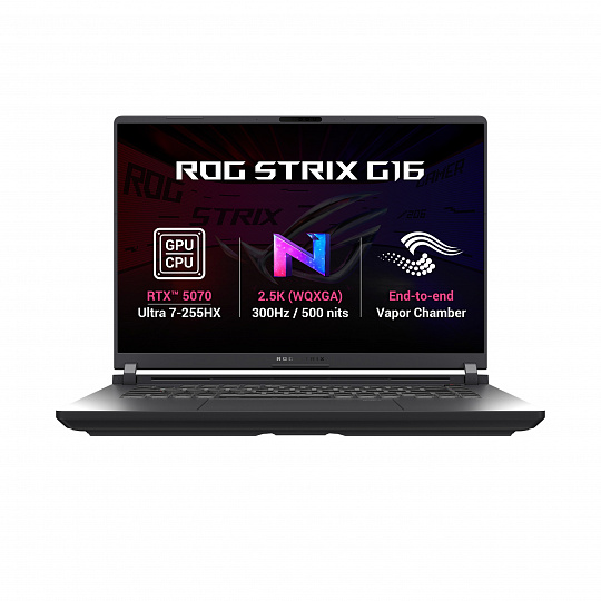 ASUS ROG Strix G16/G615LP-TS288Z/U7-255HX/16"/2560x1600/32GB/1TB/RTX 5070/bez OS/Gray/2R ASUS ROG Strix G16/G615LP-TS288Z/U7-255HX/16"/2560x1600/32GB/1TB/RTX 5070/bez OS/Gray/2R