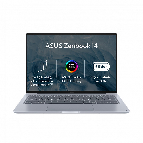 ASUS Zenbook 14/UX3480QA-OLED090W/SD-X1-26-100/14"/WUXGA/8GB/256GB/Adreno/W11H/Blue/2R ASUS Zenbook 14/UX3480QA-OLED090W/SD-X1-26-100/14"/WUXGA/8GB/256GB/Adreno/W11H/Blue/2R
