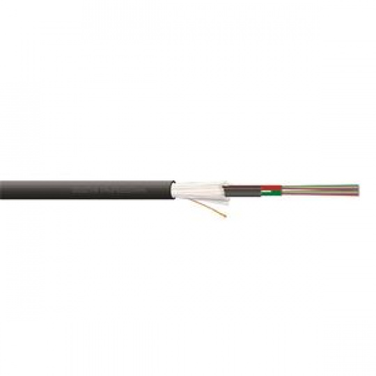 DIGITUS instalační kabel vnitřní/venkovní A/I-DQ (ZN) BH 50/125µ OM4, 24 vláken, CPR Dca, LSZH-1 - 1m