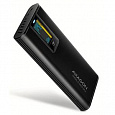 AXAGON EEM2-SD2B, USB-C 10Gbps externí box s displejem pro M.2 NVMe/SATA SSD, bezšroubkový, černý