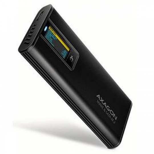 AXAGON EEM2-SD2B, USB-C 10Gbps externí box s displejem pro M.2 NVMe/SATA SSD, bezšroubkový, černý AXAGON EEM2-SD2B, USB-C 10Gbps externí box s displejem pro M.2 NVMe/SATA SSD, bezšroubkový, černý