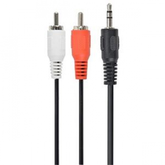 GEMBIRD Stereo audio kabel 3,5mm jack M / 2x RCA CINCH M 2,5 m GEMBIRD Stereo audio kabel 3,5mm jack M / 2x RCA CINCH M 2,5 m