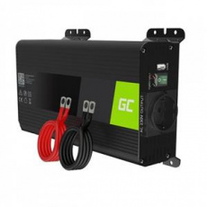 Green Cell Měnič napětí - Power Inverter PRO 12V na 230V 500W/1000W čistá sinusovka Green Cell Měnič napětí - Power Inverter PRO 12V na 230V 500W/1000W čistá sinusovka