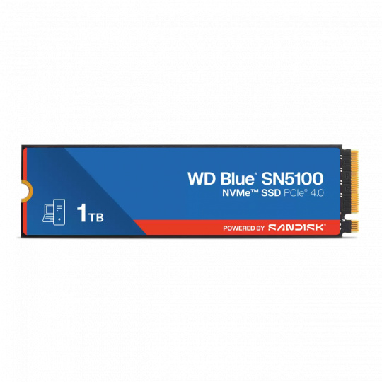 SSD 1TB WD Blue SN5100 NVMe M.2 PCIe Gen4 2280