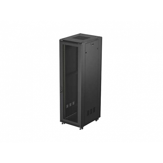 19" VOLNĚ STOJÍCÍ RACKOVÁ SKŘÍŇ 42U/600X800 (FLAT PACK) SE SÍŤOVANÝMI DVEŘMI ČERNÁ LANBERG 19" VOLNĚ STOJÍCÍ RACKOVÁ SKŘÍŇ 42U/600X800 (FLAT PACK) SE SÍŤOVANÝMI DVEŘMI ČERNÁ LANBERG