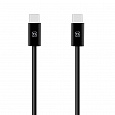OBAL:ME Super Fast USB-C/USB-C Pletený kabel 60W 1m Black