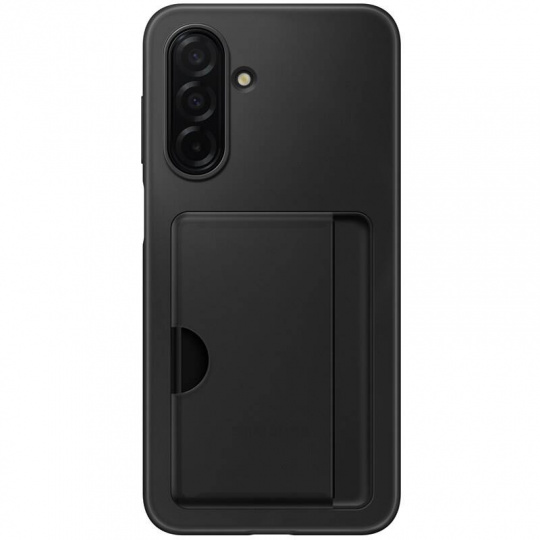 Samsung Zadní kryt s kapsou na kartu pro Galaxy A26 Black Samsung Zadní kryt s kapsou na kartu pro Galaxy A26 Black