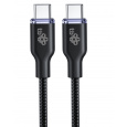 TB USB C - USB C 60W Glamour kabel 1,5m černý
