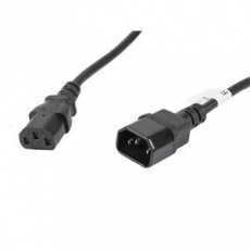 LANBERG IEC 320 C13 na C14 kabel 5M VDE černý LANBERG IEC 320 C13 na C14 kabel 5M VDE černý