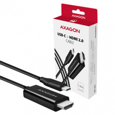 AXAGON RVC-HI2C, USB-C -> HDMI 2.0 redukce / kabel 1.8m, 4K/60Hz AXAGON RVC-HI2C, USB-C -> HDMI 2.0 redukce / kabel 1.8m, 4K/60Hz