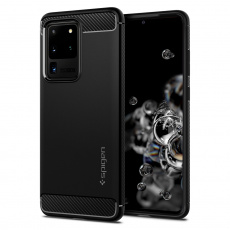 Ochranný kryt Spigen Rugged Armor pro Samsung Galaxy S20 ultra černý Ochranný kryt Spigen Rugged Armor pro Samsung Galaxy S20 ultra černý