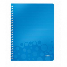 LEITZ Blok WOW A4, PP, linka, modrá LEITZ Blok WOW A4, PP, linka, modrá