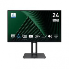 MSI monitor PRO MP245PG 23,8" IPS/FHD/100Hz/1ms/HDMI/DP/VGA/výšk.nastavitelný/pivot/černá MSI monitor PRO MP245PG 23,8" IPS/FHD/100Hz/1ms/HDMI/DP/VGA/výšk.nastavitelný/pivot/černá