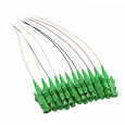E2000/APC Optický pigtail 09/125 2m 12ks barevné EASYSTRIP
