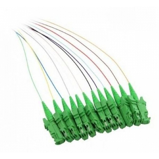 E2000/APC Optický pigtail 09/125 2m 12ks barevné EASYSTRIP E2000/APC Optický pigtail 09/125 2m 12ks barevné EASYSTRIP