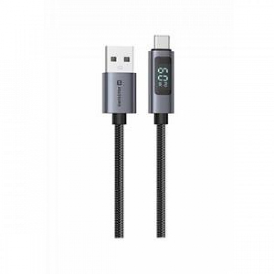 SWISSTEN LCD KABEL USB-A / USB-C 1 M ČERNÝ SWISSTEN LCD KABEL USB-A / USB-C 1 M ČERNÝ