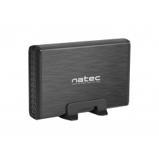 Externí box pro HDD 3,5" USB 3.0 Natec Rhino, černý,  včetně napájecího adaptéru