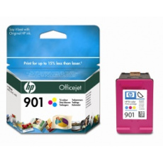 HP 901 - 3 barevná inkoustová kazeta, CC656AE HP 901 - 3 barevná inkoustová kazeta, CC656AE