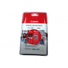 Canon CLI-551XL C/M/Y/BK + 50x PP-201