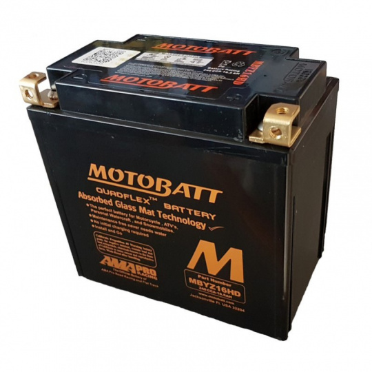 Baterie Motobatt MBYZ16HD 16,5 Ah, 12 V, 4 vývody