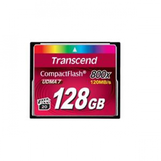 Transcend 128GB CF (800X) paměťová karta