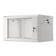 LANBERG Nástěnná jednodílná skříň 19", 6U/600x450 (v rozloženém stavu) V2 šedá (RAL7035)