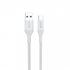 Epico Braided Cable 1,2m USB-C to USB-A - bílá Epico Braided Cable 1,2m USB-C to USB-A - bílá
