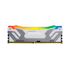 Kingston FURY Renegade/DDR5/24/8000MHz/CL38/1x24GB/RGB/White Kingston FURY Renegade/DDR5/24/8000MHz/CL38/1x24GB/RGB/White