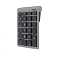 Trust Xalas Wireless numpad/Bezdrátová USB/Stříbrná