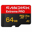 SanDisk Extreme PRO microSD UHS-I 64GB 200MB/s(R) / 90MB/s(W)