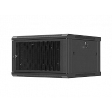 LANBERG NÁSTĚNNÁ INSTALAČNÍ SKŘÍŇ 19" 6U 600X600 ČERNÉ PERFOROVANÉ DVEŘE (PLOCHÉ BALENÍ)