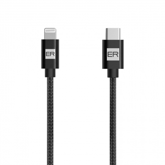 ER POWER kabel USB-C/Lightning 200cm bílý